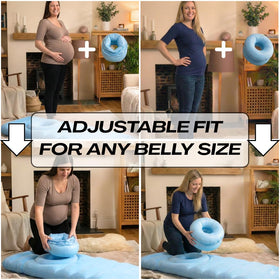 EasyR adjustable belly opening accommodates growth and comfort.