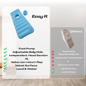 EasyR belly-hole pool float for relaxing pool days.