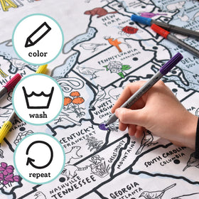eatsleepdoodle party table cloth enhances group activities with creative celebration