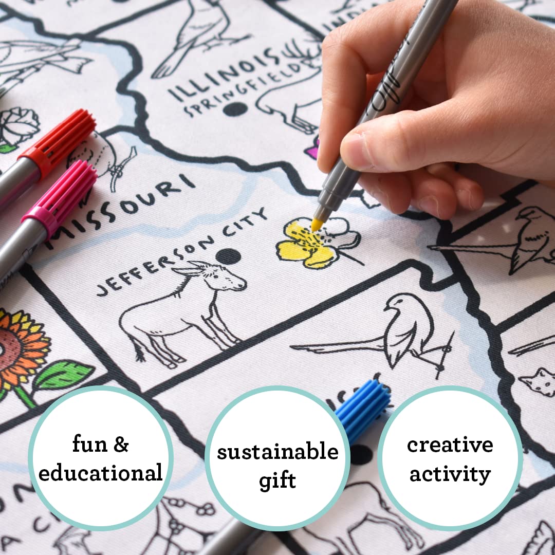 eatsleepdoodle washable markers for kids provide non-toxic, easy cleanup coloring