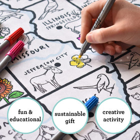 eatsleepdoodle washable markers for kids provide non-toxic, easy cleanup coloring