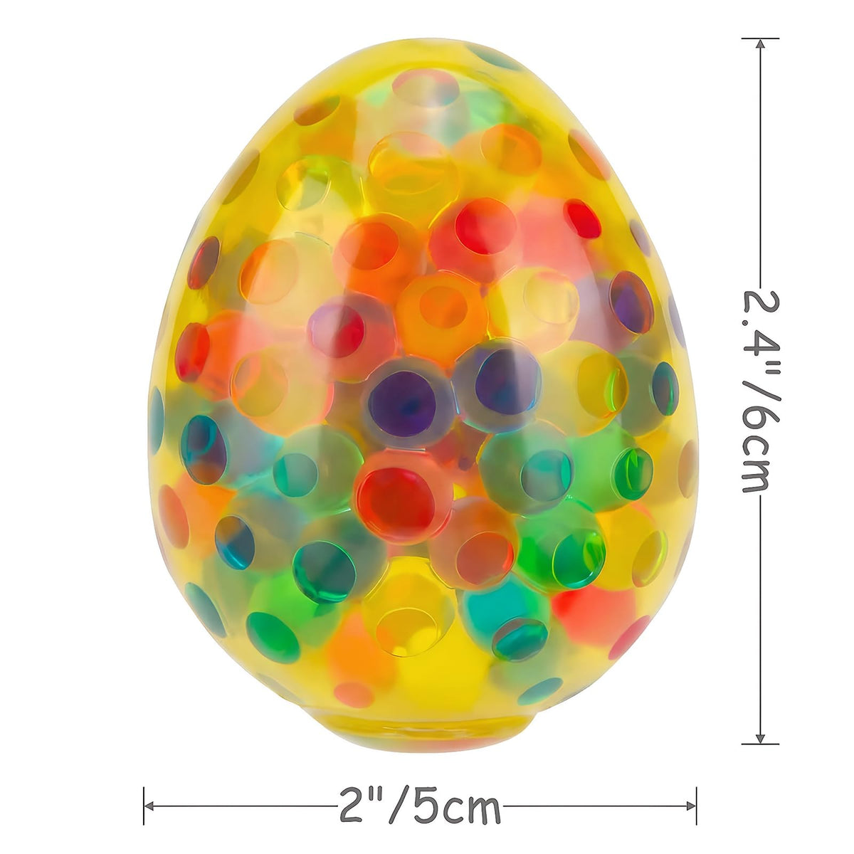 Eavotoy transparent gift box showcasing Easter eggs for gifting or party favors.