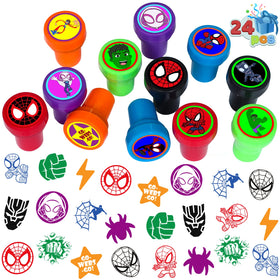 Eazyco Spidey stampers collection with 12 designs for goody bags