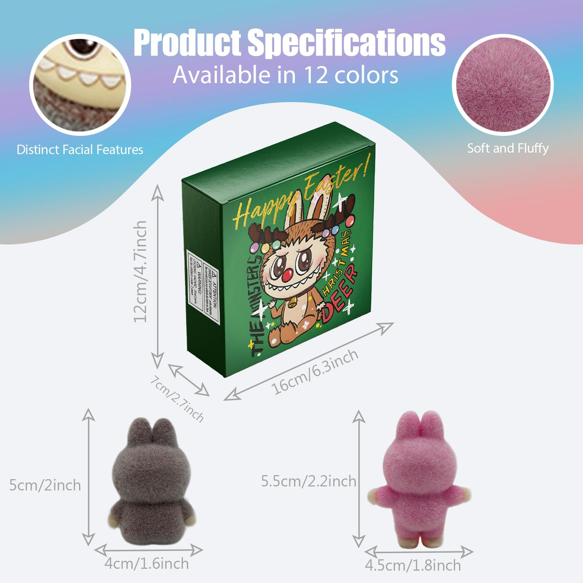 EAZZ Easter-themed collectible figures perfect for classroom decor.