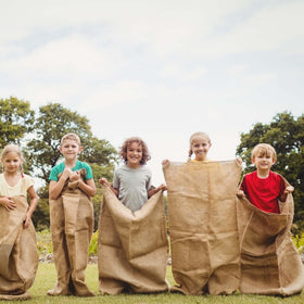 EBaokuup durable natural jute sack resists tearing and fading