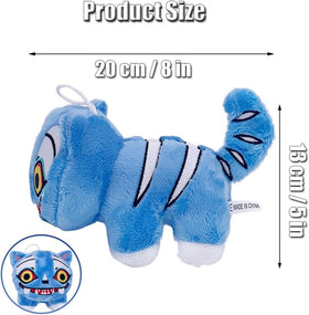 EBHQPC Tiger Plush Toy shown on a bed for decorative cuddle pillow.