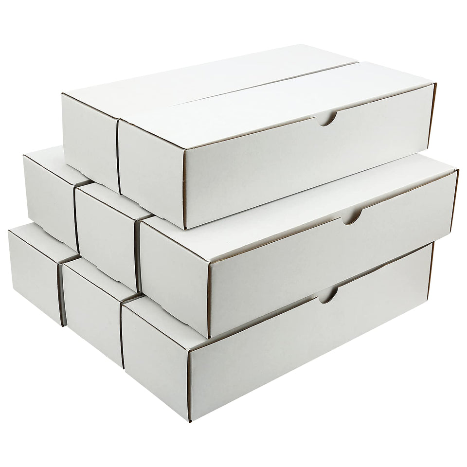 EBOAUSI top loader card storage box eight-pack protects and organizes trading cards.