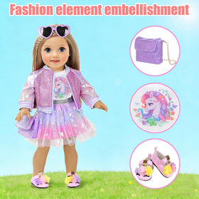 ebuddy 18-inch accessory pack, complete kit encourages creative styling and independent dressing.