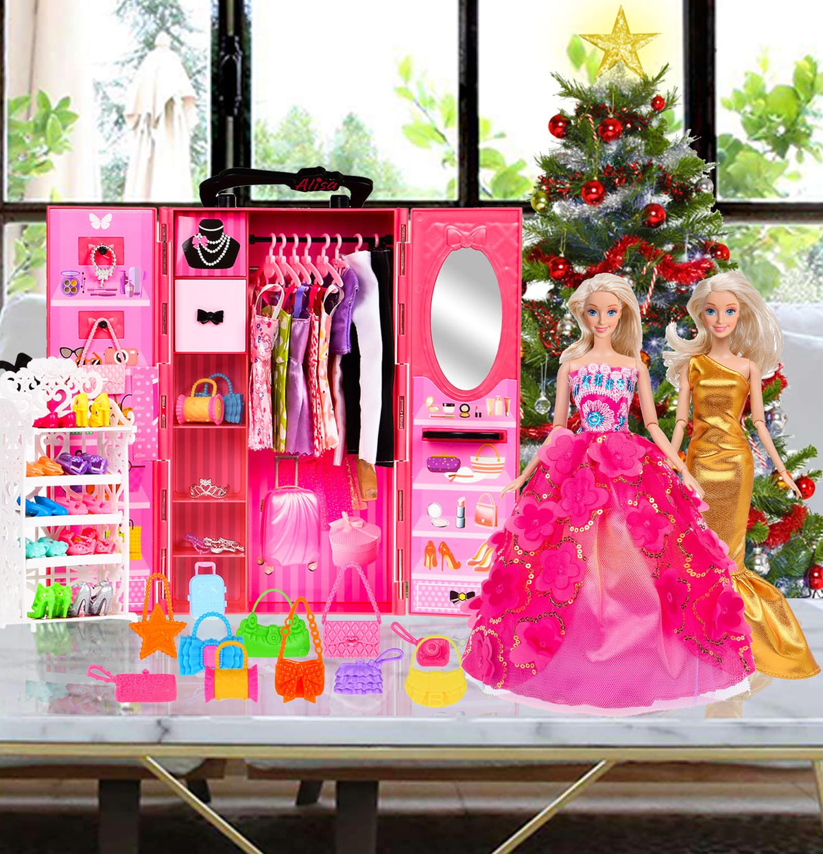 ebuddy accessories including jewelry and crowns enhance imaginative storytelling.