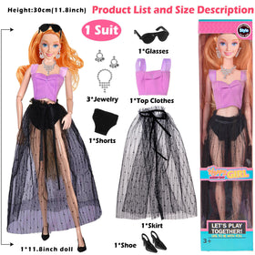 ebuddy pink mermaid gown, dazzling style for pretend adventures and photos.