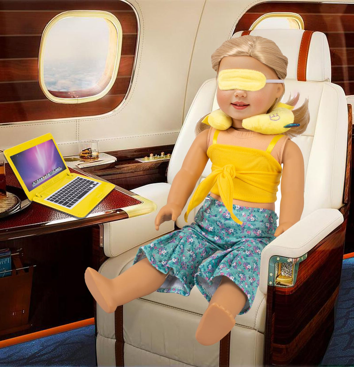 ebuddy unicorn neck pillow and sunglasses add cozy travel vibes