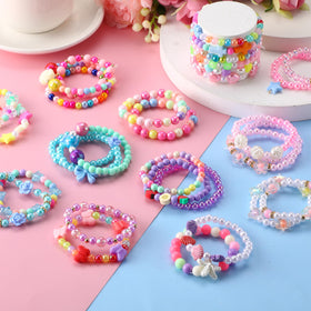 Ecally gift-ready packaging for bracelets, ideal as party favors and Easter baskets.