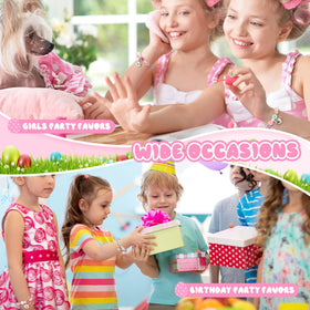 Ecally tea party bracelet packaged gift set, perfect birthday gift.