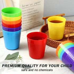 Eccliy wide-mouth cups allow quick cleaning and rinsing.