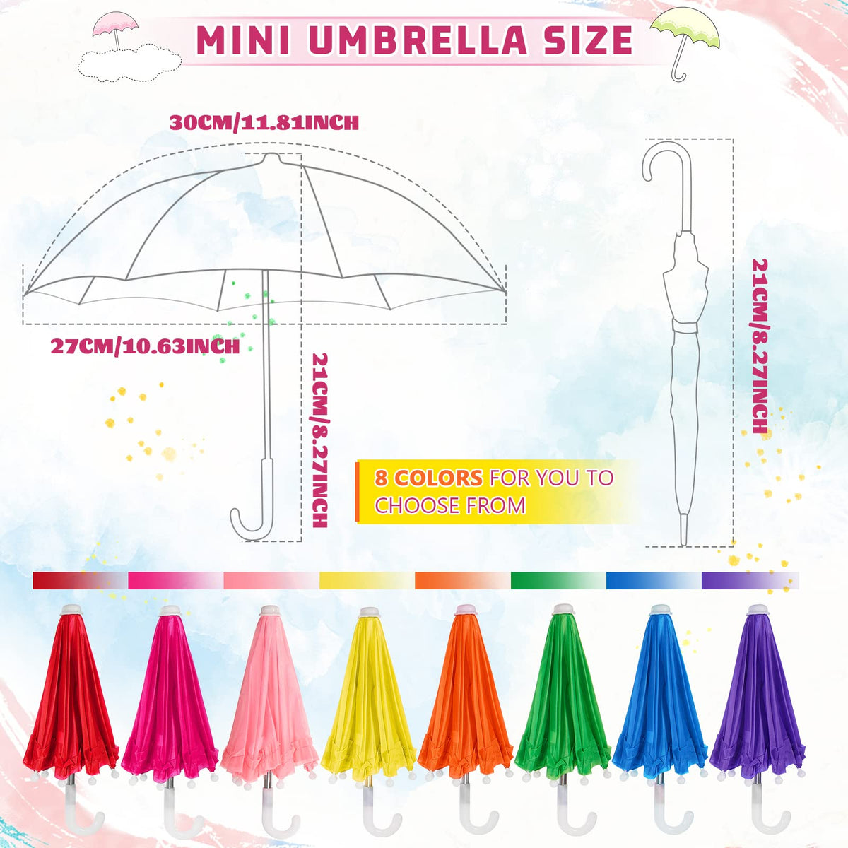 Eccliy lace-design mini umbrella close-up showing delicate detailing for crafts.