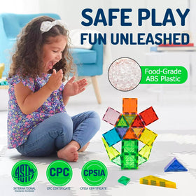 EchoPlan safe, durable ABS plastic tiles for kid-friendly construction.