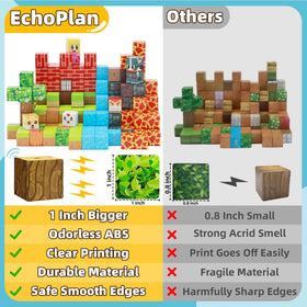 EchoPlan colorful blocks enable hands-on STEM learning through play.