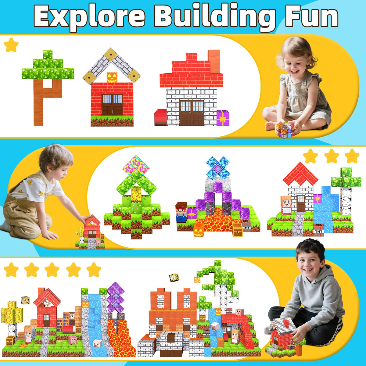EchoPlan idea booklet provides visual guides for guided and open-ended play.