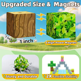 EchoPlan one inch magnetic blocks in action for stable construction
