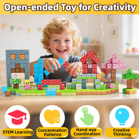 EchoPlan vibrant color blocks with patterns for visual learning