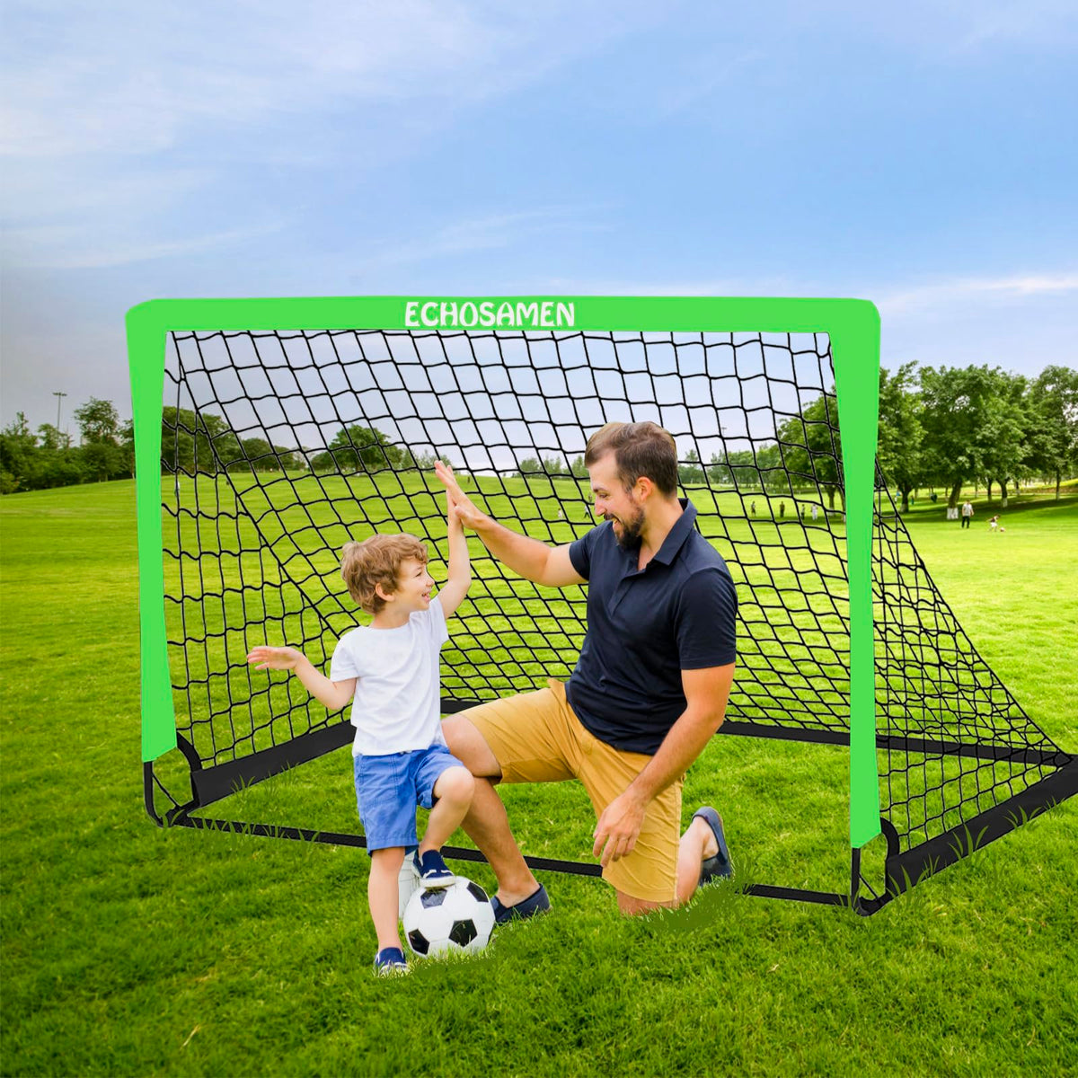 ECHOSAMEN nets provide reliable goal stability for ongoing practice