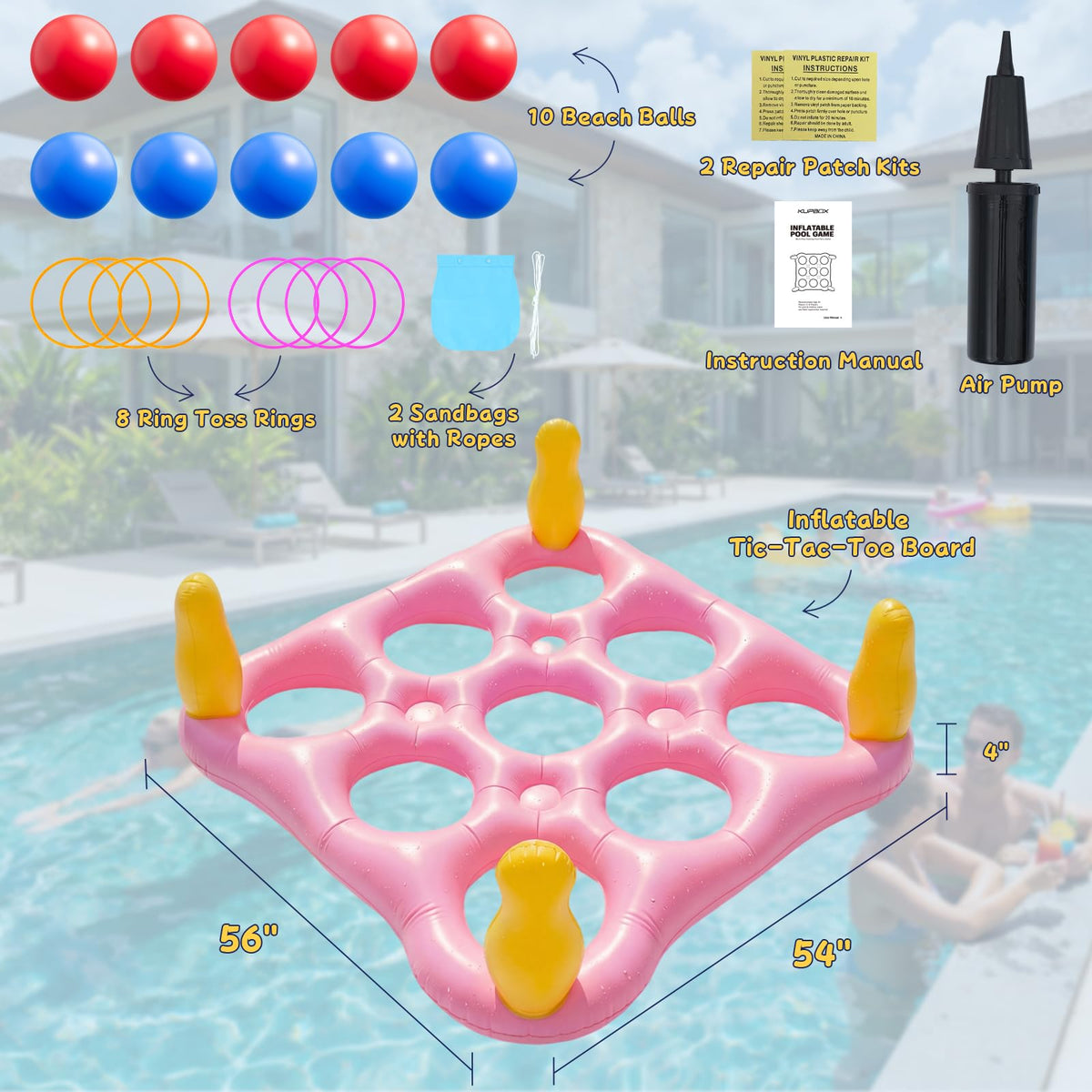 ECHTPower repair patch kits for on-site fixes during summer fun.