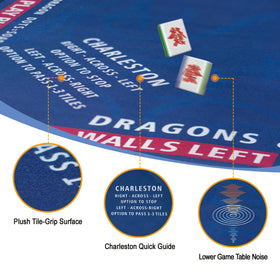 ECOLEMON Mahjong Mat color is fade-resistant for vibrant, long-lasting visuals