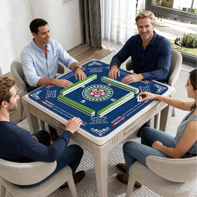 ECOLEMON Mahjong Mat plush micro-suede surface enhances tile grip