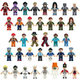 econoLED zombie police figure pose for imaginative play