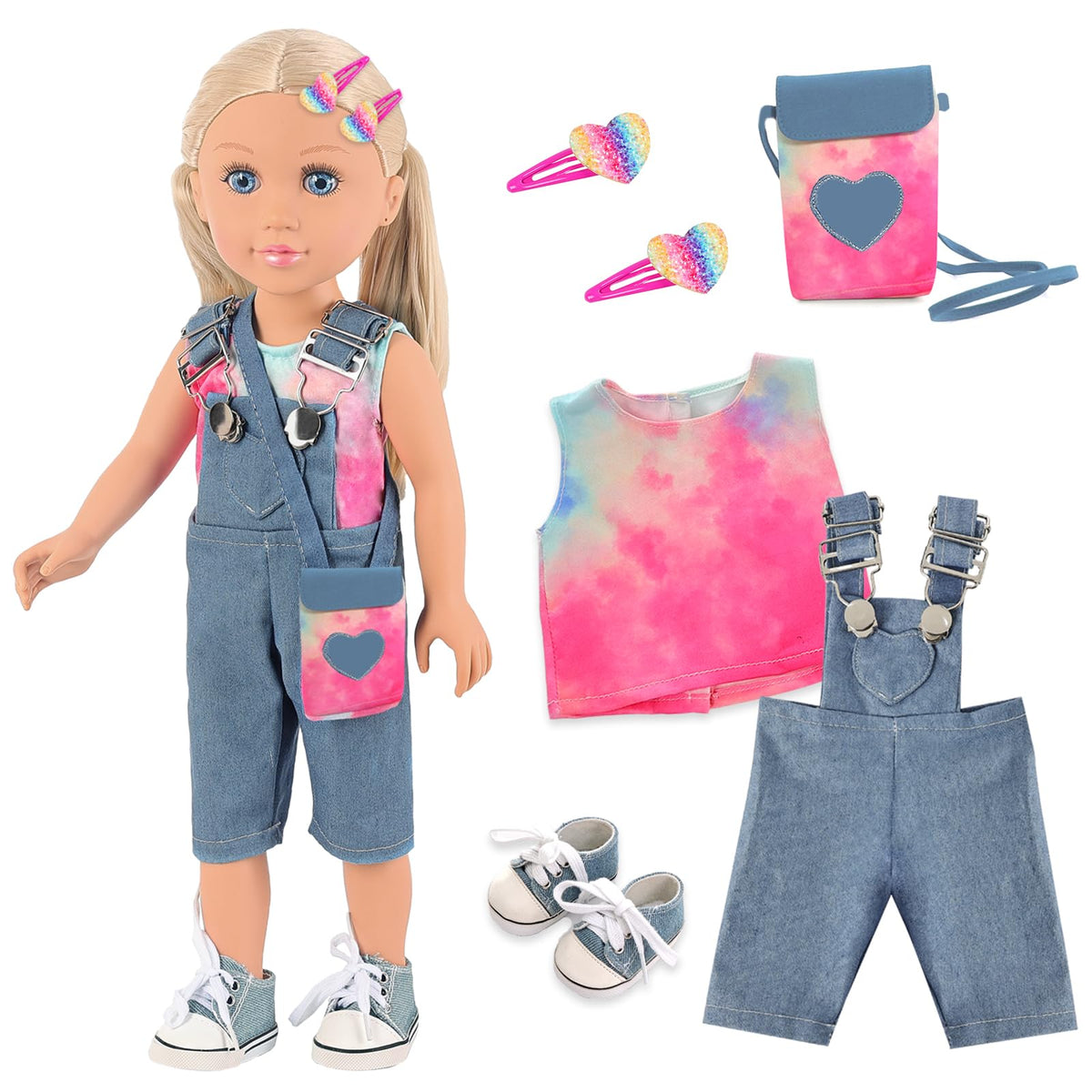 Ecore Fun 18-inch doll poseable body for dynamic play and posing