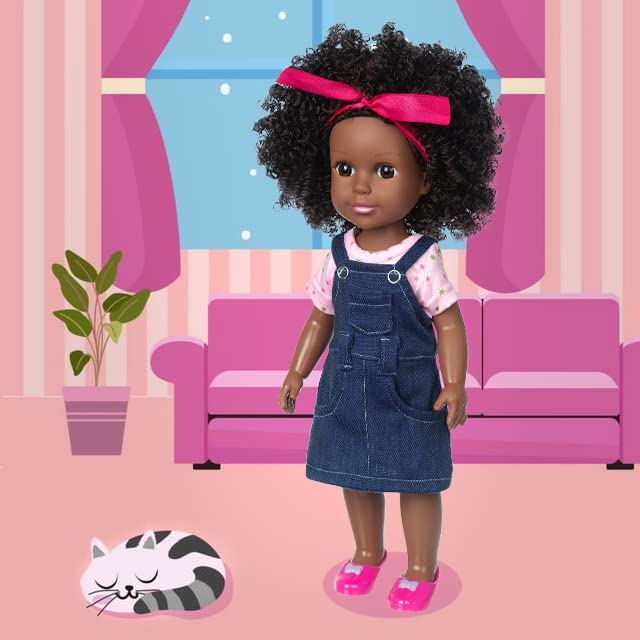 Ecore Fun black doll glasses highlighting cute detail