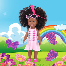 Ecore Fun black doll mini phone for role-play scenarios