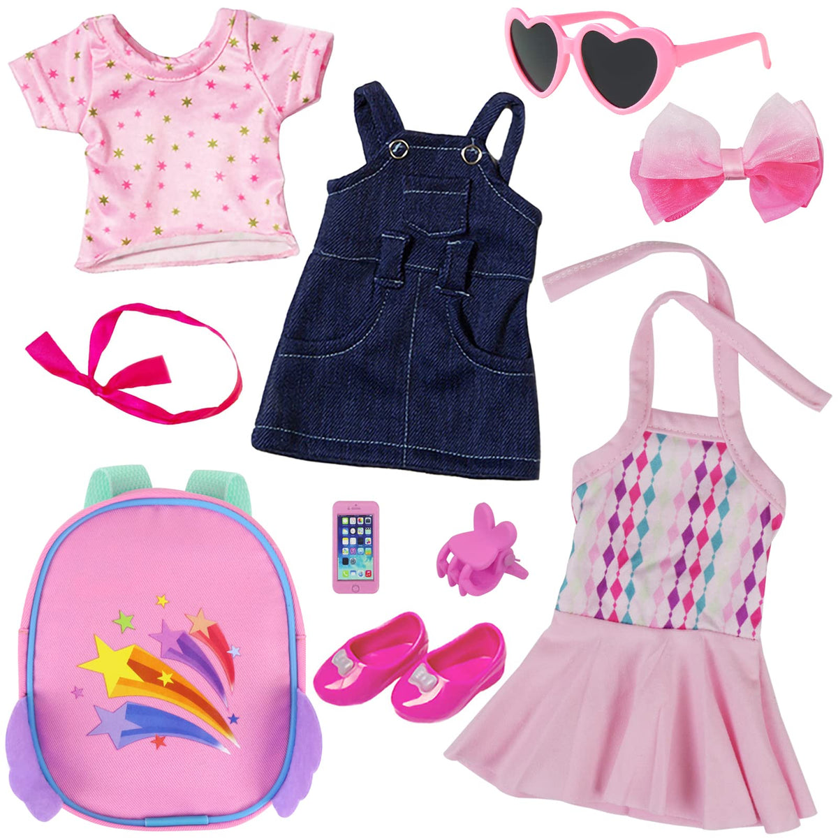 Ecore Fun black doll with pink cowboy set for daily adventures