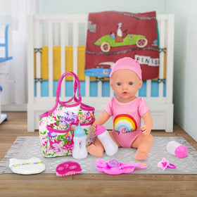 Ecore Fun comb and diaper complete care-taking pretend play