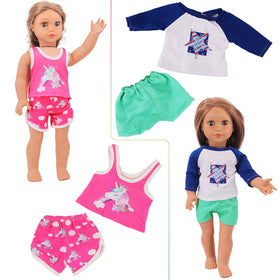Ecore Fun complete wardrobe for 18-inch dolls supports imaginative role-play.