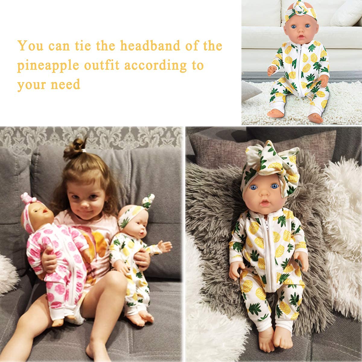 Ecore Fun jumpsuits with soft fabric details for cozy dress-up.