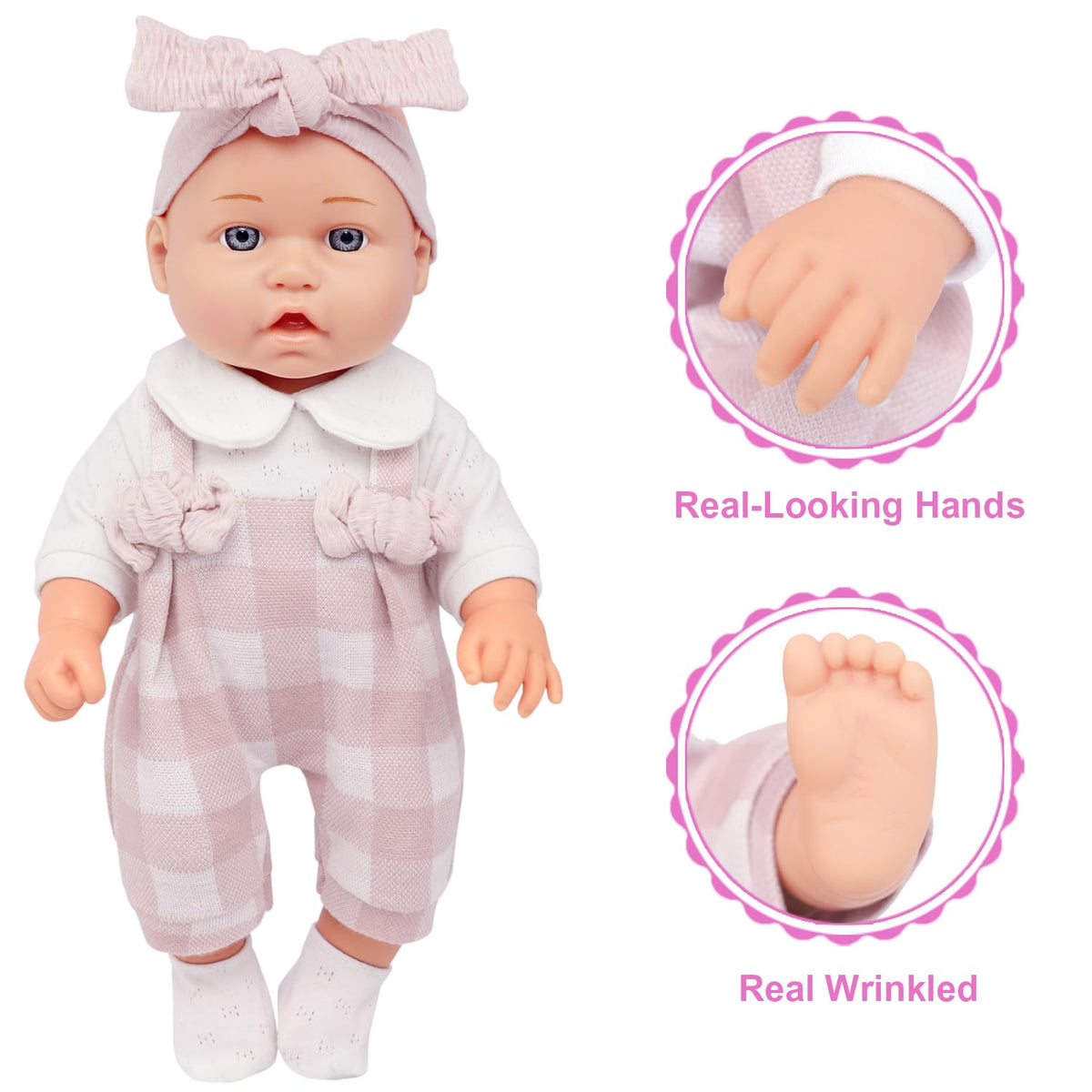 Ecore Fun doll bottle supports pretend feeding scenarios
