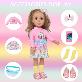 Ecore Fun pink shoes to complete the fashionable look