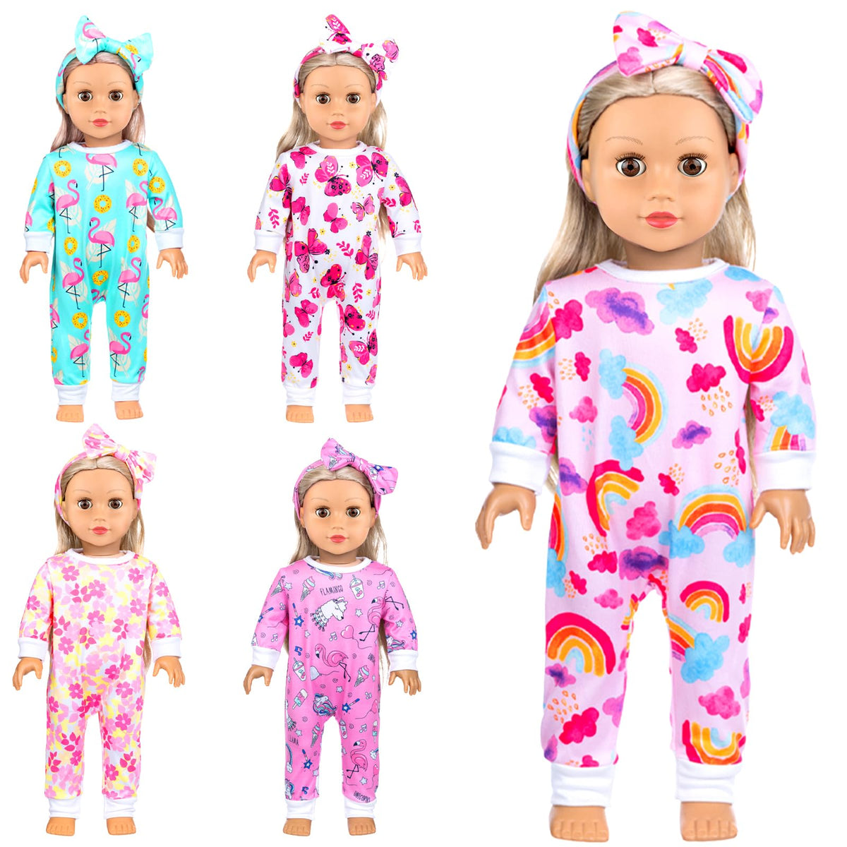 Ecore Fun pretty butterflies jumpsuit headband captures delicate details for imaginative adventures