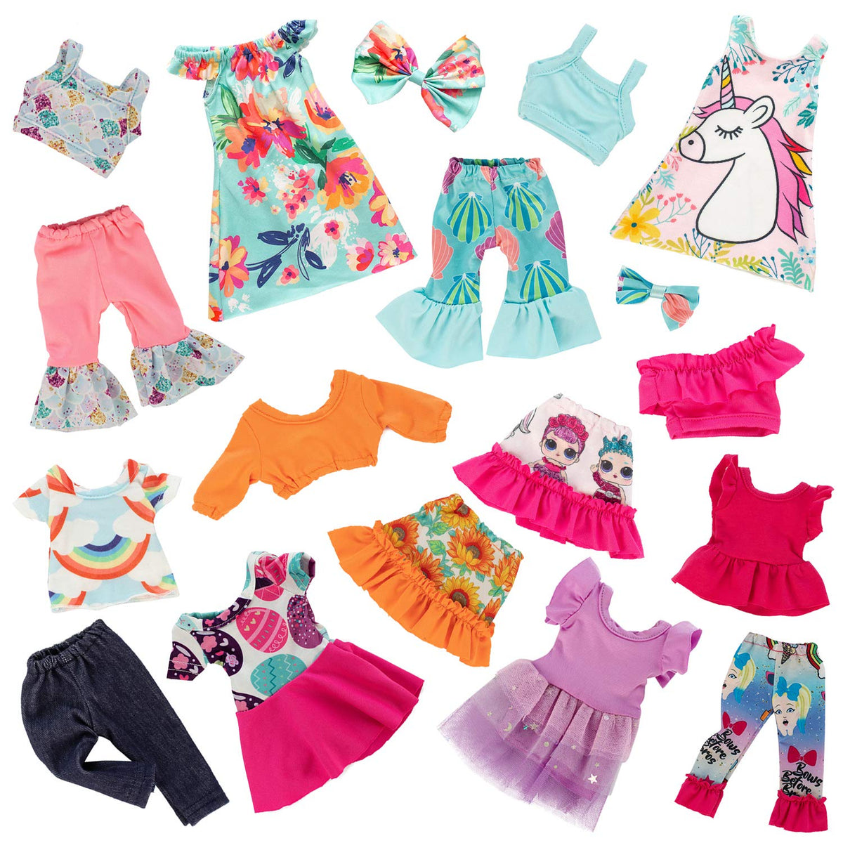 Ecore Fun unicorn dress design adds magical style to dress-up sessions.