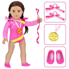 Ecore Fun 18-inch doll ribbon for colorful choreographies