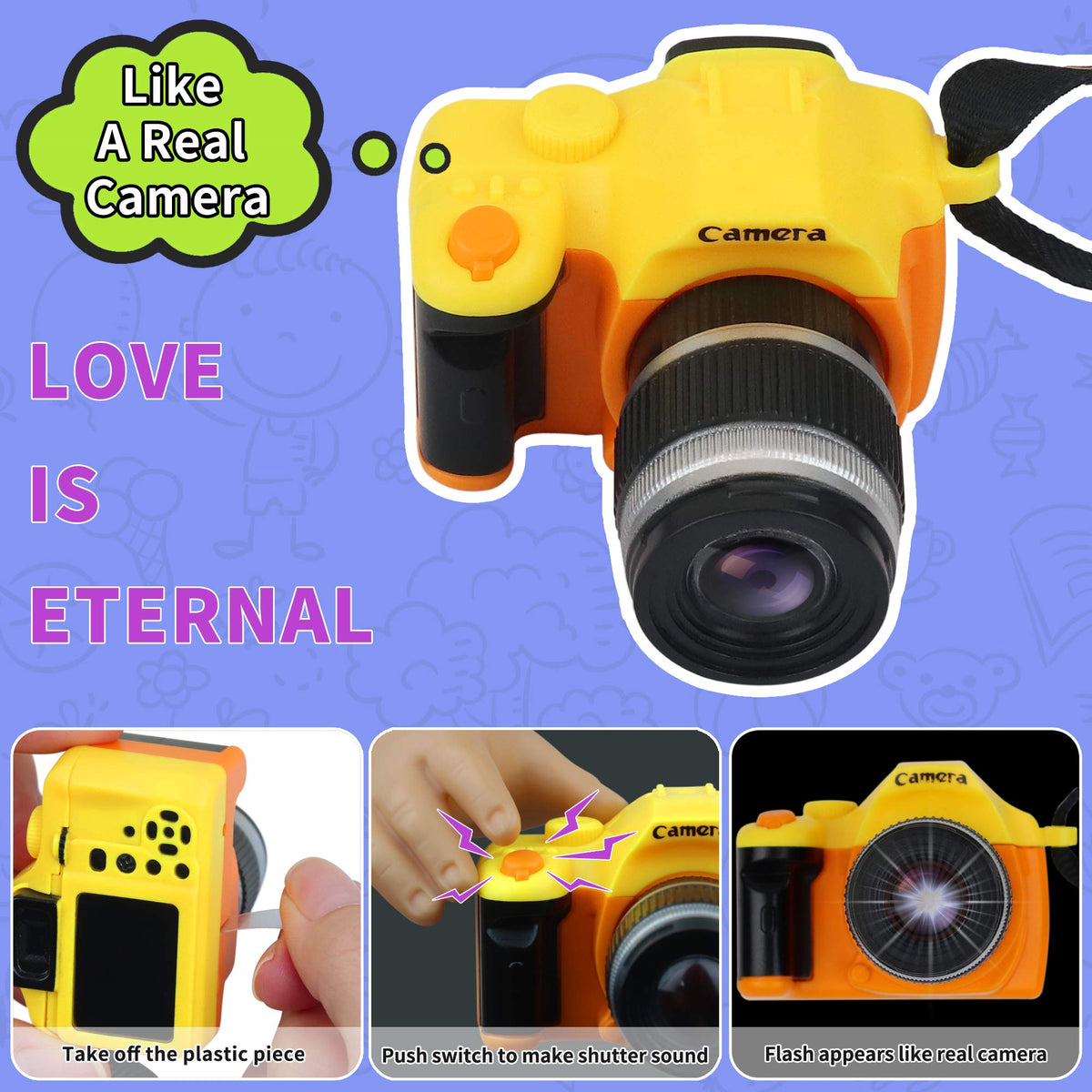 Ecore Fun doll dog completes camping scene for nurturing storytelling.