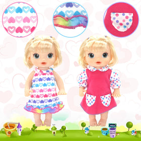 ECORELF Alive doll outfits feature hook-and-loop closures for simple dressing.