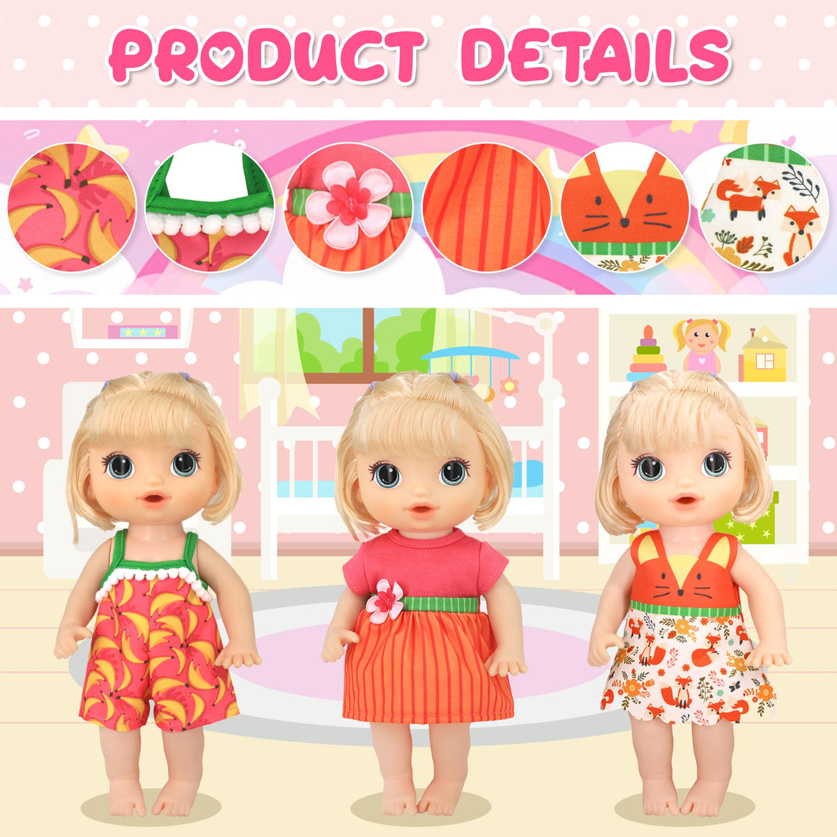 ECORELF Alive doll skirts provide stylish options for formal or casual looks.