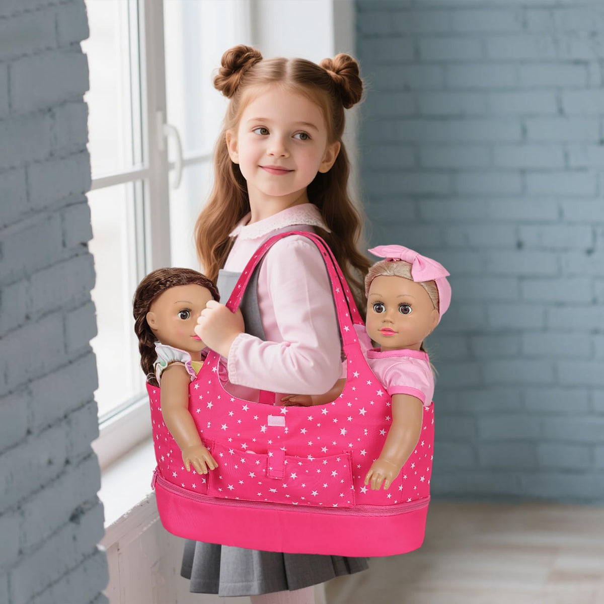 ECORELF Baby Doll Water Bottle for realistic feeding moments during playtime.