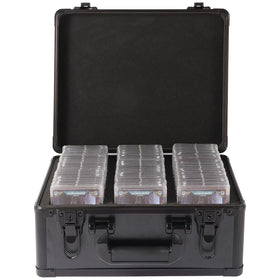 EcoVibe Graded Card Case with aluminum shell for durable slab protection.