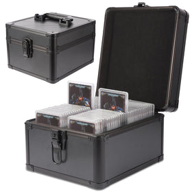 EcoVibe Graded Card Case exterior shows durable aluminum shell for protection
