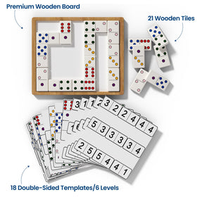ECROUATY dementia domino difficulty levels for varied abilities