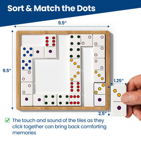 ECROUATY dementia domino templates showing adjustable levels of difficulty