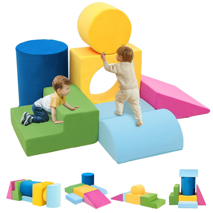 Edbuosy toddler climbing cylinder block supports imaginative play and balance.